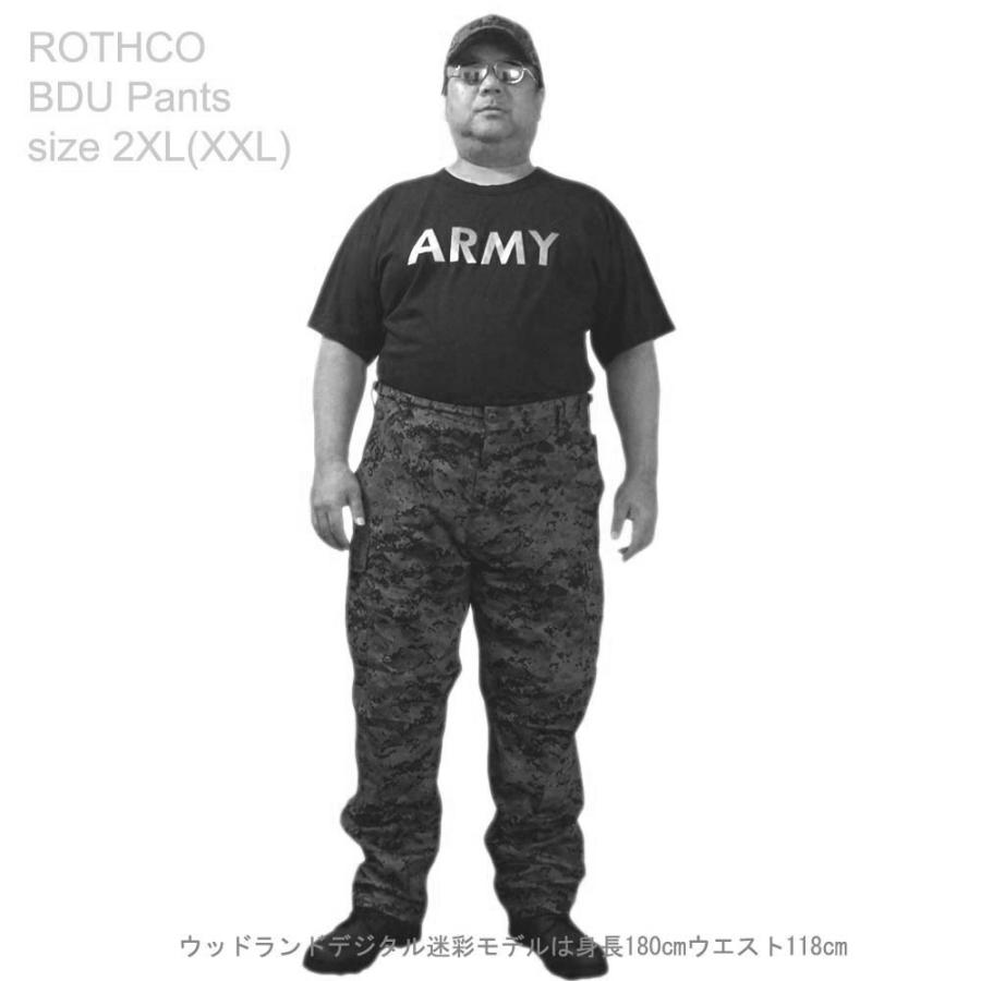 でかい2XLUSAサイズ 迷彩 カーゴパンツ TORI-colorデザート柄 メンズ ミリタリー ロスコ Rothco B.D.Uパンツ 米軍 レプリカ仕様｜efc｜04