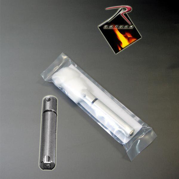 アウトドアグッズ マグネシウム ファイヤースターター シルバー  ロスコ サバイバルグッズ 火打石 着火具  Rothco AURORA | ROTHCO | 01