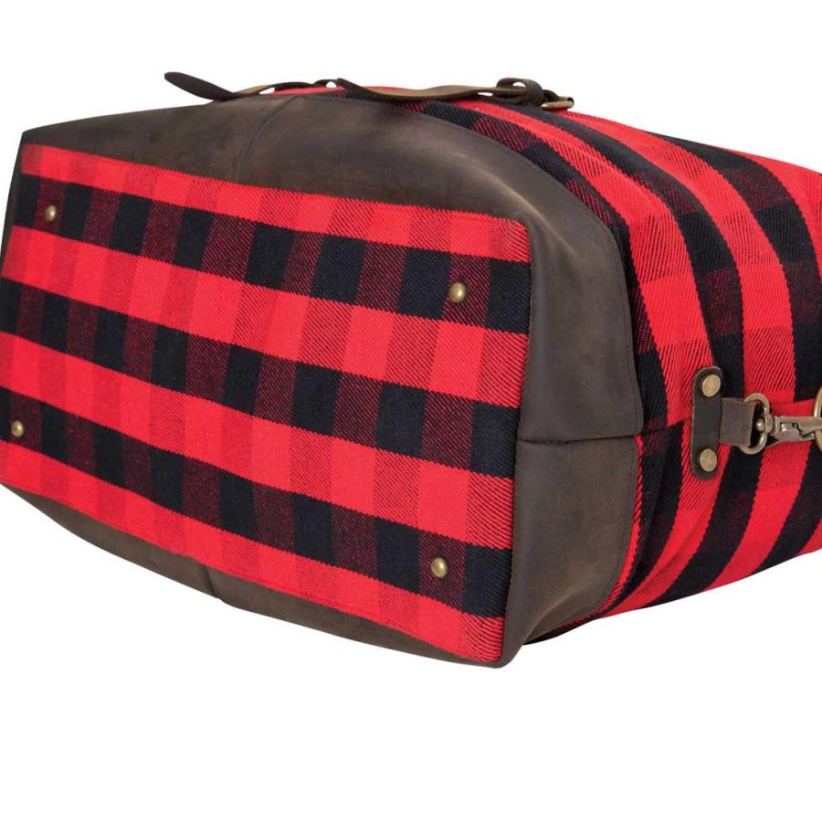 お泊り専用　タータンチェック USAボストンバッグ  60リットル容量 ミリタリー バック ヴィンテージ加工　ロスコ | ROTHCO | 05