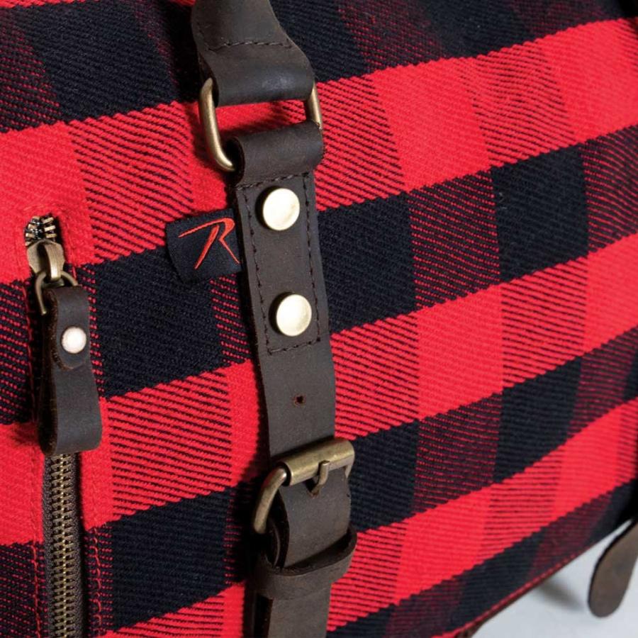 お泊り専用　タータンチェック USAボストンバッグ  60リットル容量 ミリタリー バック ヴィンテージ加工　ロスコ | ROTHCO | 06