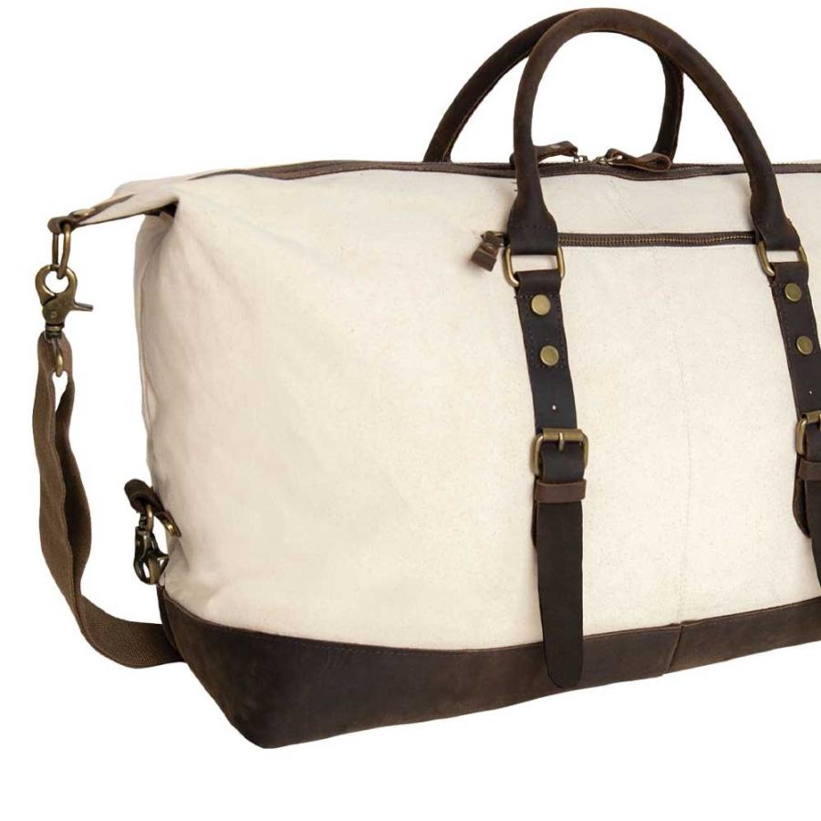 お泊り専用　キャンバス　ナチュラルカラー  USAボストンバッグ  60リットル容量 ミリタリー バック ヴィンテージ加工　ロスコ | ROTHCO | 03