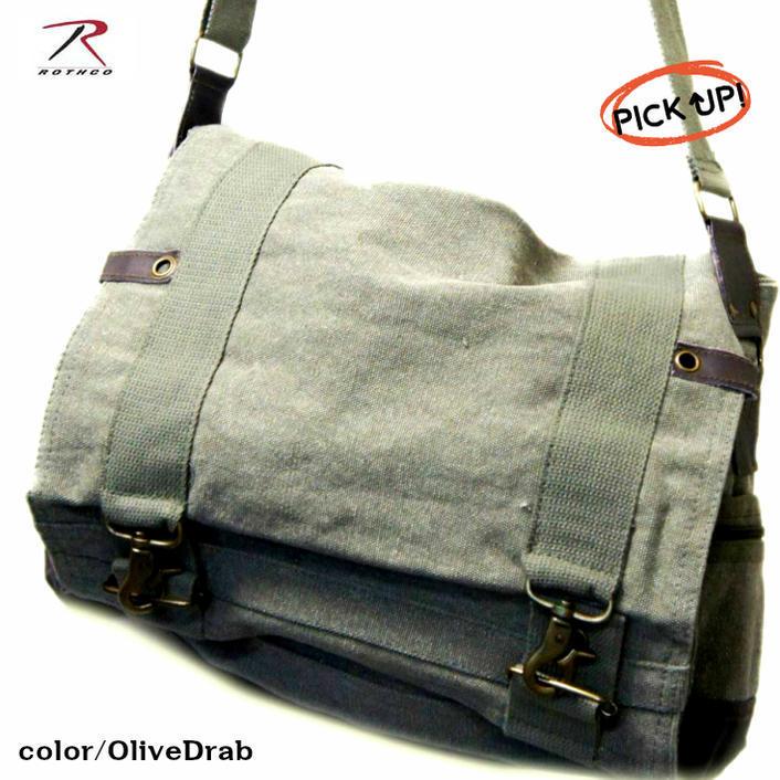 US アス　メッセージャーバッグ　ビンテージ　ミリタリー United Athle（ユナイテッドアスレ） ROTHCO メッセンジャーバッグ