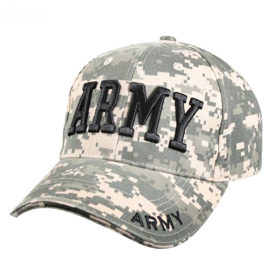 送料無料 ミリタリー ARMY キャップ 迷彩 ACUデジタル 柄  ベースボール キャップ ロスコ ROTHCO | ROTHCO