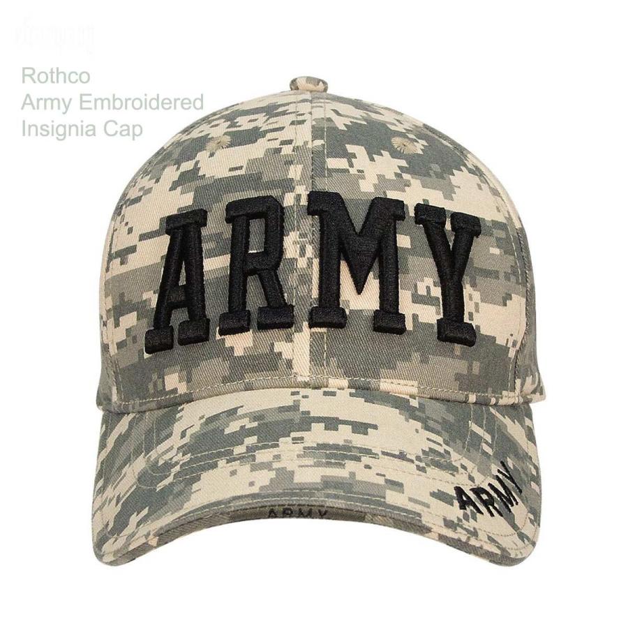送料無料 ミリタリー ARMY キャップ 迷彩 ACUデジタル 柄  ベースボール キャップ ロスコ ROTHCO | ROTHCO | 01