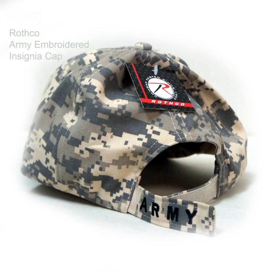 送料無料 ミリタリー ARMY キャップ 迷彩 ACUデジタル 柄  ベースボール キャップ ロスコ ROTHCO | ROTHCO | 02