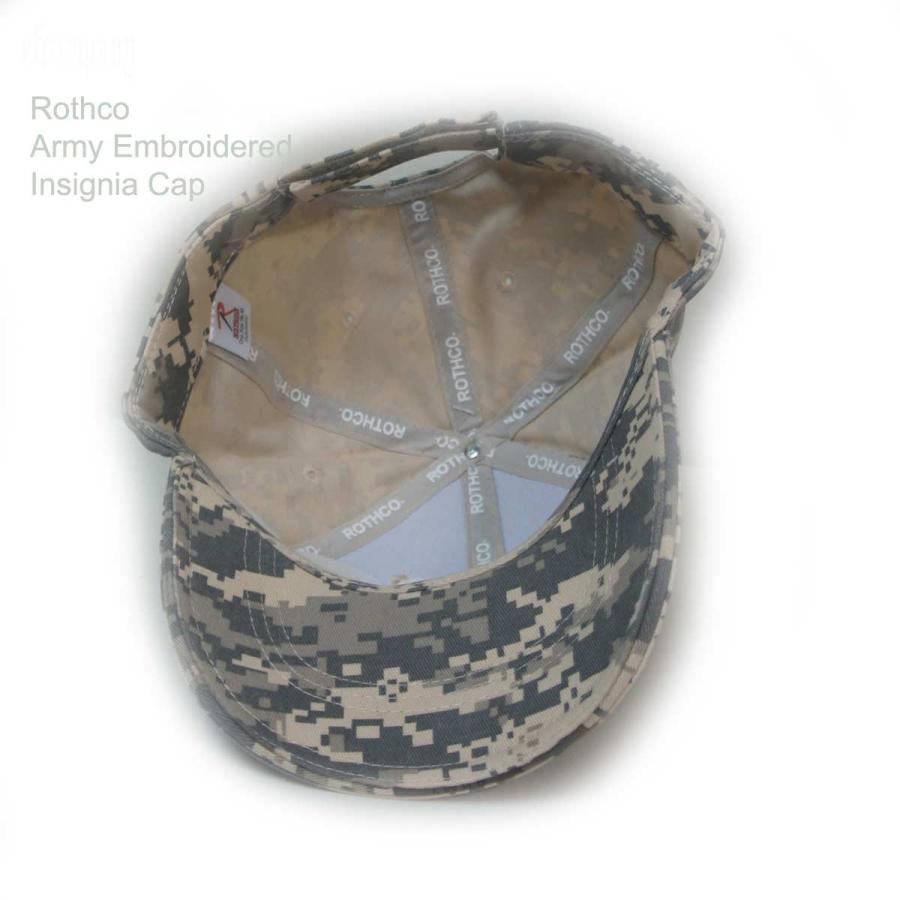 送料無料 ミリタリー ARMY キャップ 迷彩 ACUデジタル 柄  ベースボール キャップ ロスコ ROTHCO | ROTHCO | 03