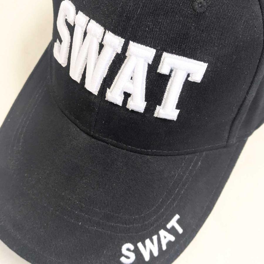 送料無料 SWAT 黒  ミリタリー キャップ ブラック ベースボール キャップ ロスコ ROTHCO | ROTHCO | 02