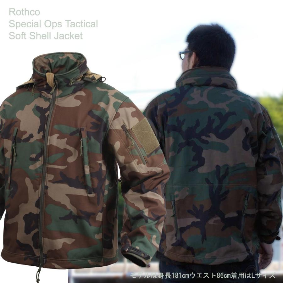 ROTHCO（ロスコ） 送料無料 クティカル ソフトシェル ジャケット