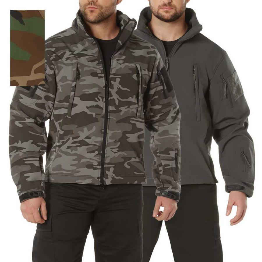 USAロスコ  アウトドア 全天候向 最強ジャケット クティカル ソフトシェル ジャケット Rothco Special Ops Soft Shell Jacket | ROTHCO