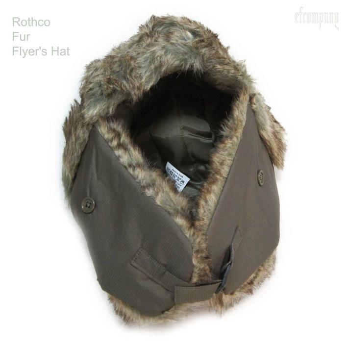 送料無料 紅の豚 パイロットキャップ ROTHCO フライトキャップ OD フライヤーズハット ファー付 ロシア帽 ロスコ | ROTHCO | 02