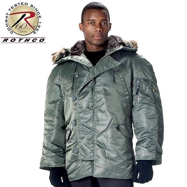 ROTHCO（ロスコ） 送料遼無料 N3Bフライトジャケット 完全防寒ファー付