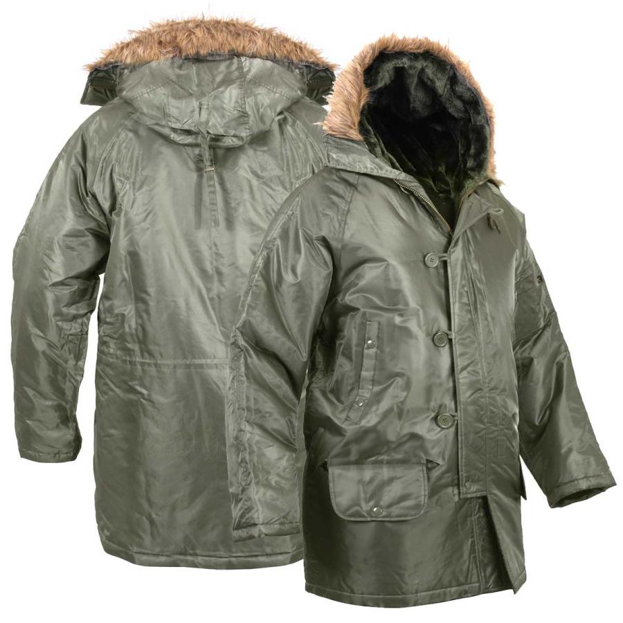 ROTHCO（ロスコ） 送料遼無料 N3Bフライトジャケット 完全防寒ファー付