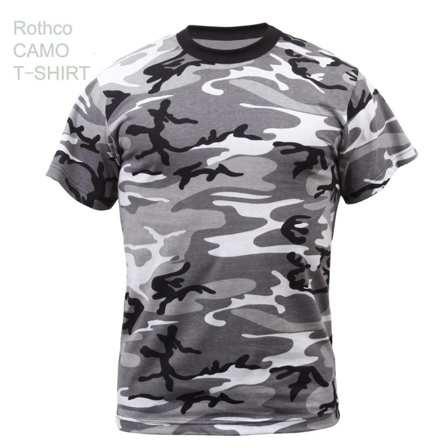 USA ミリタリーTシャツ 迷彩シティ柄 メンズ ロスコ アメリカ直輸入 ROTHCO CAMO T-SHIRTS 米軍 レプリカ仕様 | ROTHCO | 01