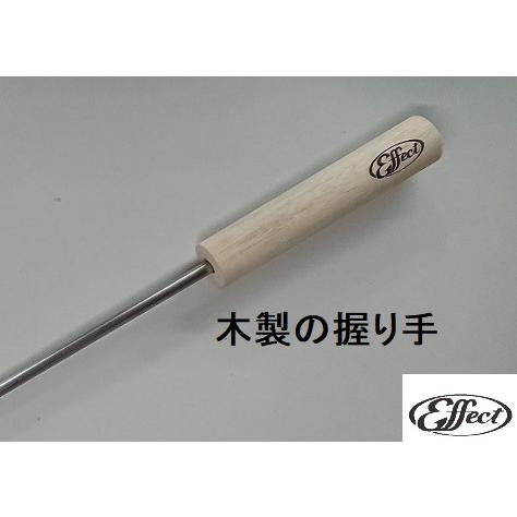 引っ張り棒　木製丸棒　木っくん　590mm　ステンレス　カギ棒　引っ掛け棒　 |  | 01