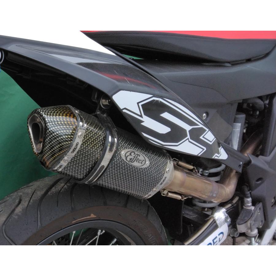アプリリアSX-RX 125 カーボン調/チタン調 スリップオンマフラーバイク