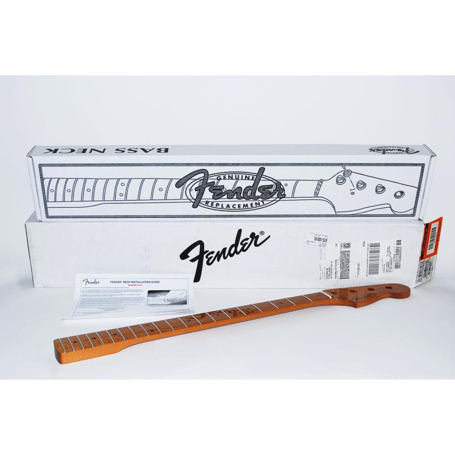 Fender Roasted Maple Precision Bass Neck, 20 Medium Jumbo Frets, 9.5", Maple, C Shape｜フェンダー | Fender | 10
