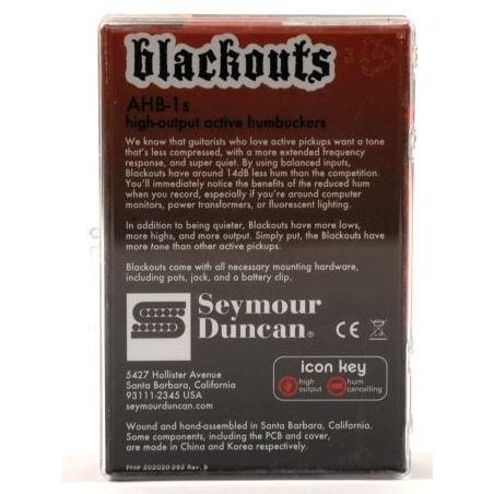 Seymour Duncan Blackouts 7-String Phase 1 Pickup Set Blackout AHB-1s｜セイモアダンカン｜並行輸入品 |  | 03