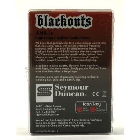 Seymour Duncan Blackouts 7-String Phase 2 Pickup SET Blackout AHB-1s｜セイモアダンカン｜並行輸入品 |  | 02