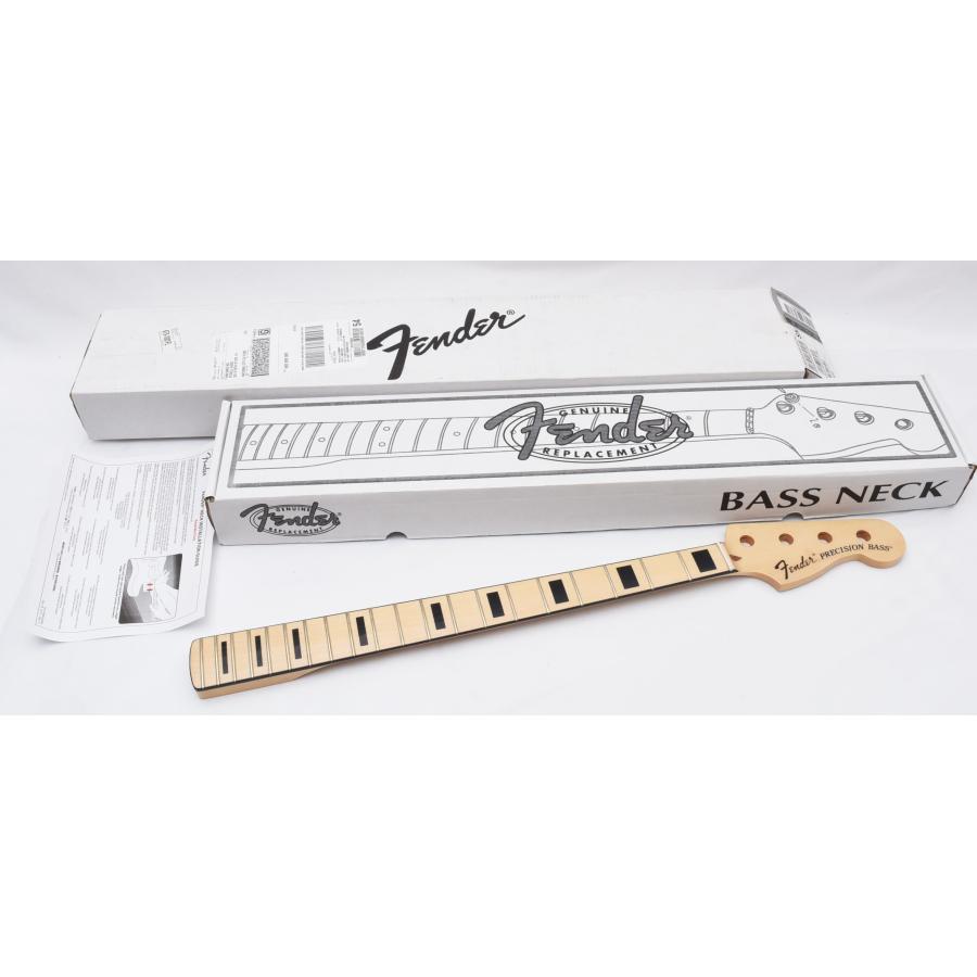 Fender Classic Series 70's Precision Bass Neck, 20 Medium Jumbo Frets, Block Inlay, Maple｜フェンダー | Fender