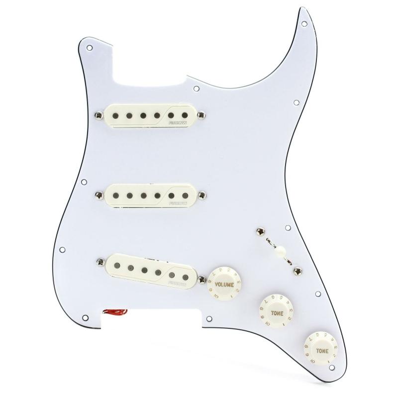 Fishman Fluence Stratocaster Loaded Pickguard - White｜並行輸入品 | 