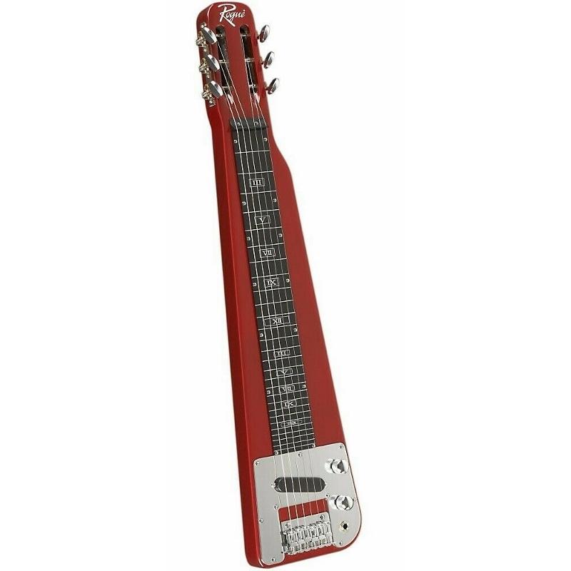 新品 Rogue RLS-1 Lap Steel Guitar Red Rogue RLS-1 Lap Steel Guitar with Stand and Gig Bag Metallic Red