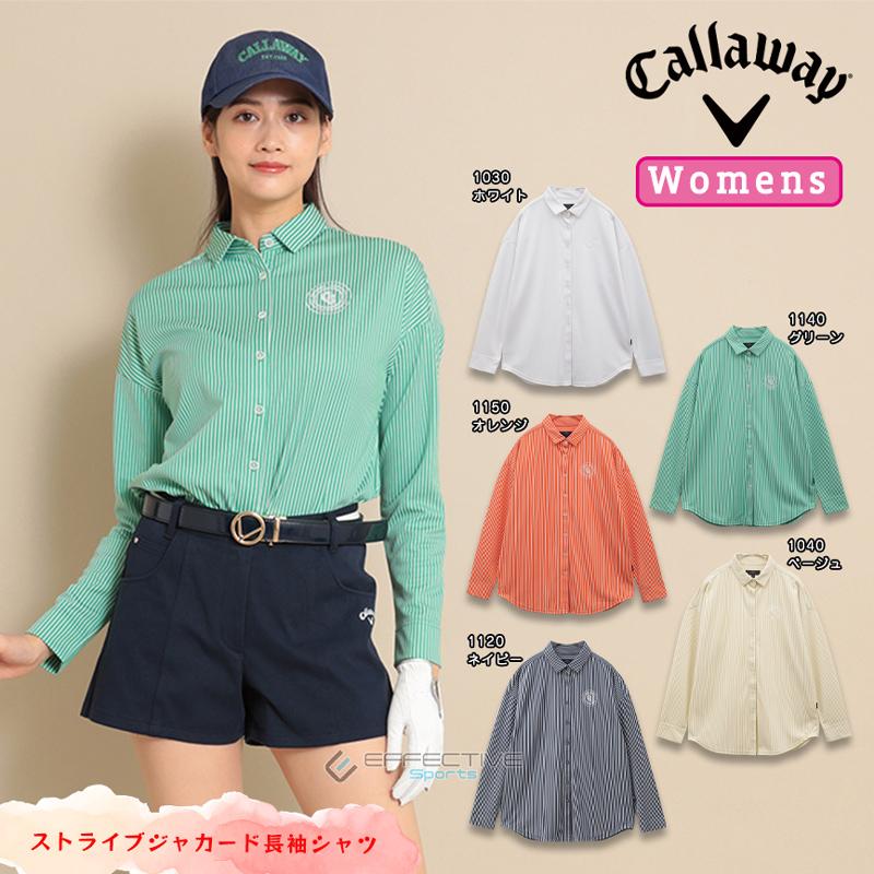 callaway(キャロウェイ) C23133202 ゴルフウェア ストライプ callaway(キャロウェイ) C23133202 ゴルフウェア ストライプ
