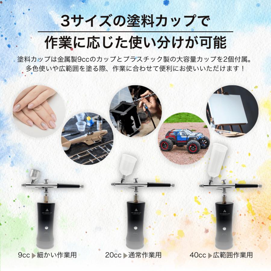 Longsafe クラフトマスター エアブラシ 充電式 28PSI Longsafe クラフトマスター エアブラシ 充電式 28PSI