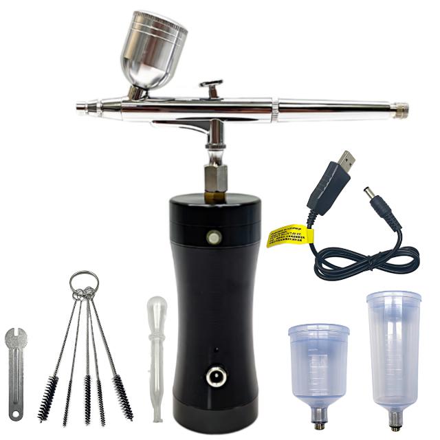 エアブラシ コンプレッサー 塗料 セット