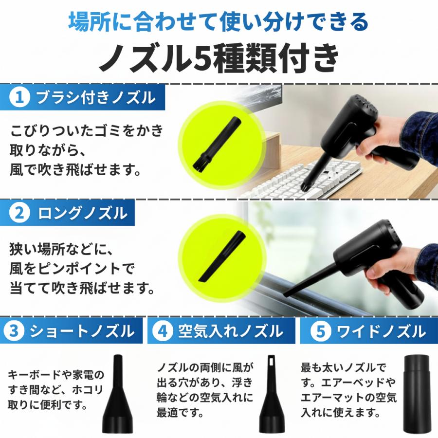 Longsafe ハイパワーモデル エアダスター 電動 電動エアダスター