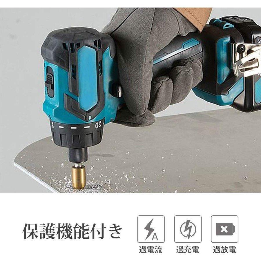 マキタ makita 互換 10.8V バッテリー ＋ 充電器 セット BL1015 DC10SA BL1030 BL1030B BL1040 BL1040B BL1060 DC10WD 対応(BL1015+DC10SA)｜effort｜06