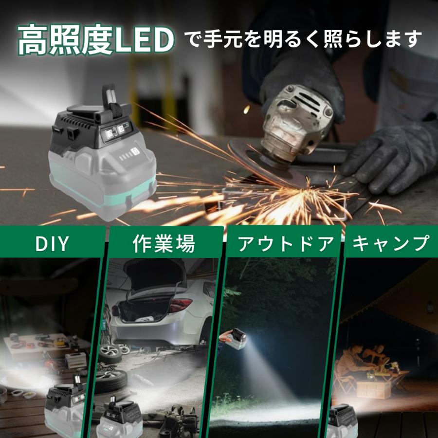 日立（HITACHI） ハイコーキ HiKOKI 互換 充電式 USB アダプター 充電