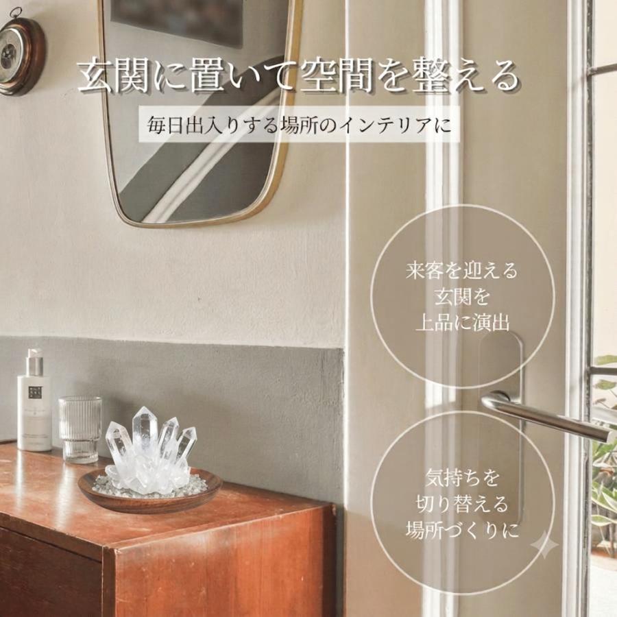 Longsafe パワーストーン 水晶 クラスター クリスタル 原石 浄化用 魔