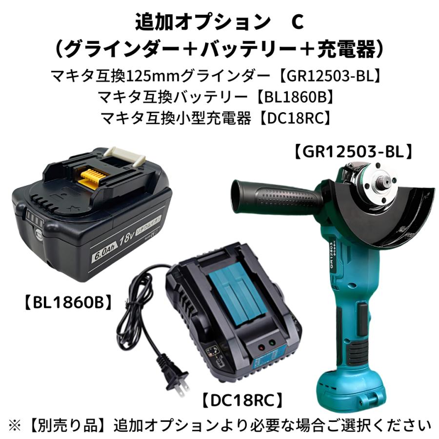 Longsafe ダイヤモンドカッター セグメント グラインダー 125mm用 切断