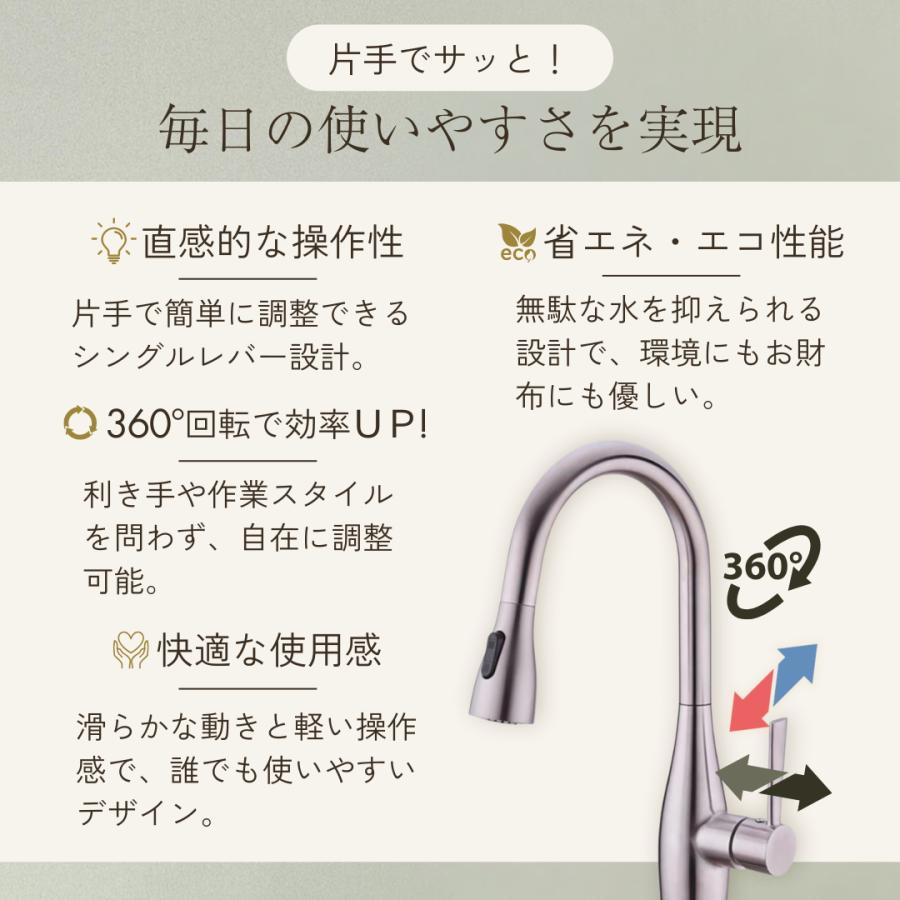 Longsafe シングルレバー 混合水栓 シャワー 泡沫水流 切替 Longsafe シングルレバー 混合水栓 シャワー 泡沫水流 切替