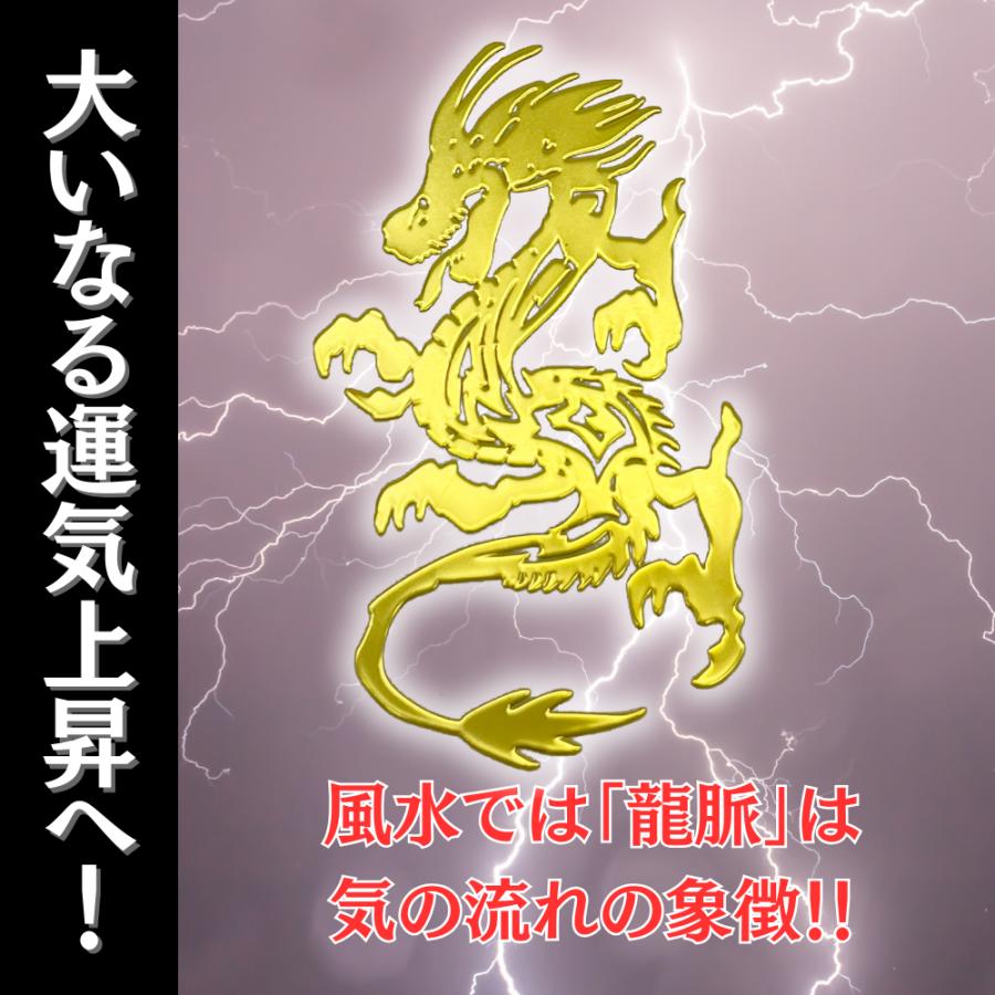 ドラゴン シール 龍 オルゴナイト 光沢 高級 金属製 デコ素材 開運