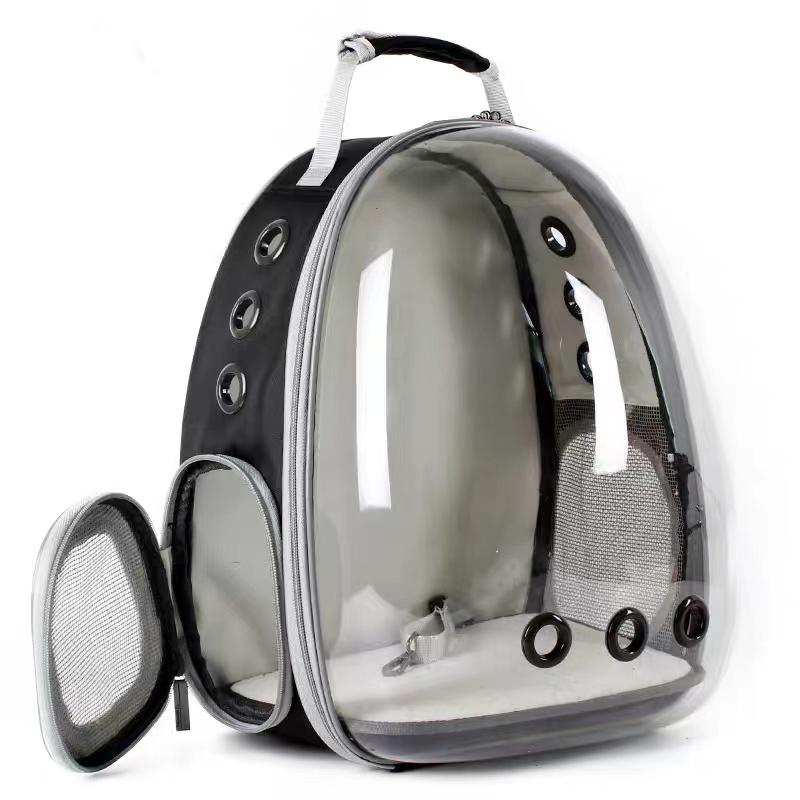 ペット キャリー バッグ リュック ケース 猫 犬 小型犬 ハード カプセル型 透明 UVカット メッシュ 通気性 旅行 犬用 猫用 抱っこ おしゃれ かわいい（PCB01） |  | 05