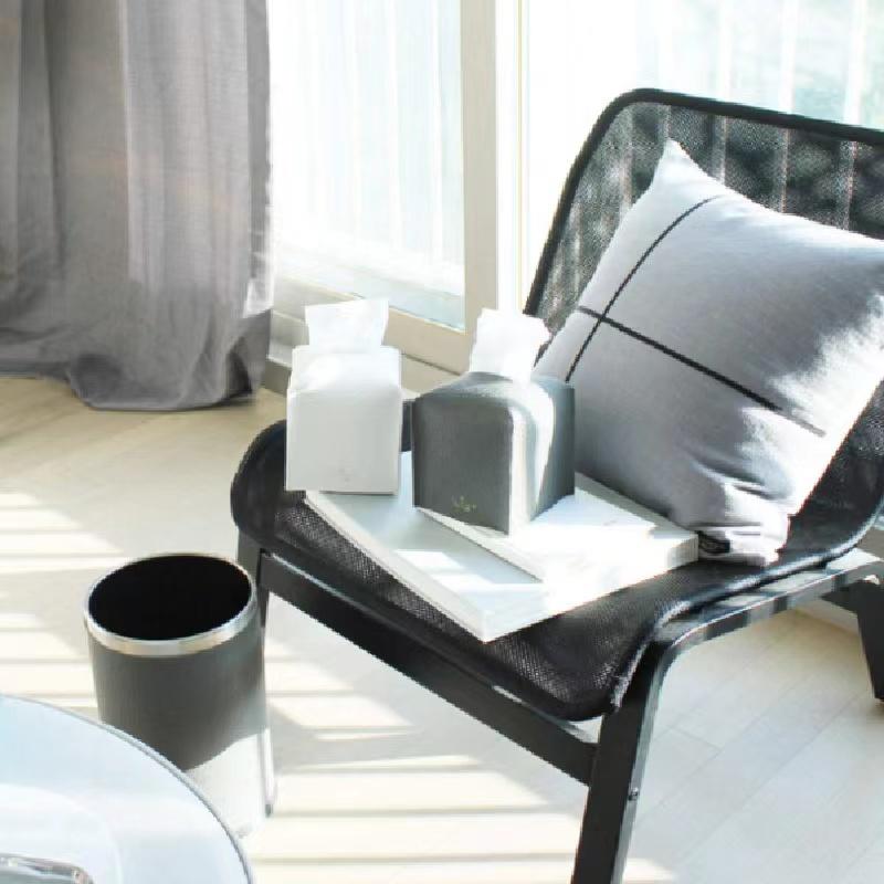 ティッシュ ボックス キューブ 型 ペーパー ポット ティッシュ ケース おしゃれ かわいい 韓国 インテリア レザー 車（TCC01） |  | 06