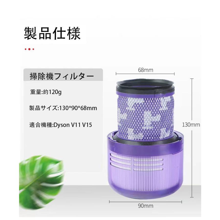 Dyson（ダイソン） 互換品 互換 掃除機 フィルター V11 SV14 SV15 SV22