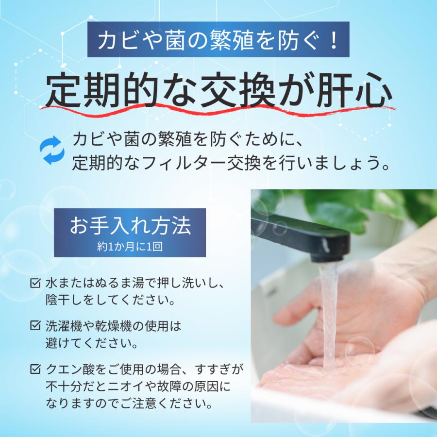 FE-ZGV08互換品 フィルター 加湿空気清浄機 ポリエステル素材 洗浄可能