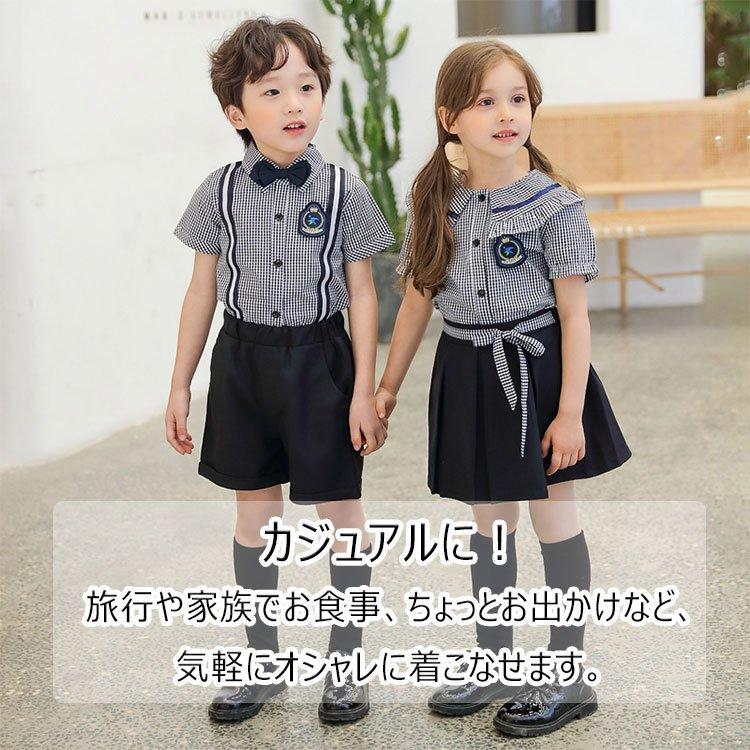 キッズフォーマル夏子供服男の子女の子男子５点セット半袖短パン蝶ネクタイワッペン靴下女子４点セット半袖スカートワッペン靴下 Eff Effort Store2 通販 Yahoo ショッピング