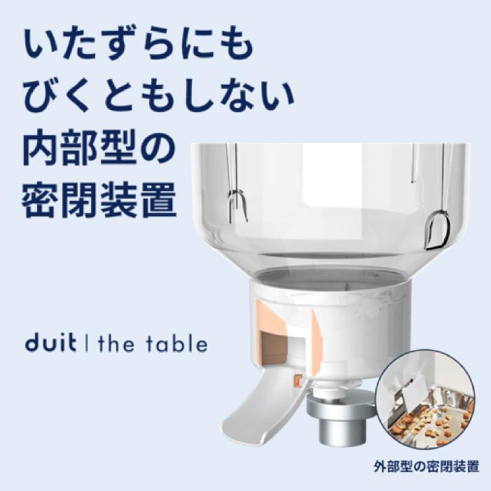 duit the table 取り換え用フードタンク 洗える 密閉構造 取り外し可能 軽い 清潔 工具必要なし |  | 02