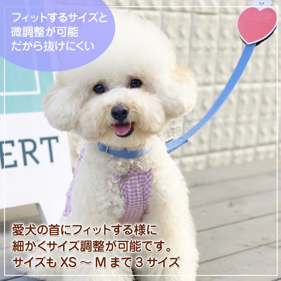 犬 首輪 おしゃれ かわいい 軽い 犬用 小型犬 中型犬 散歩 犬用 痛くない パステル メール便送料無料 GLOPET |  | 05