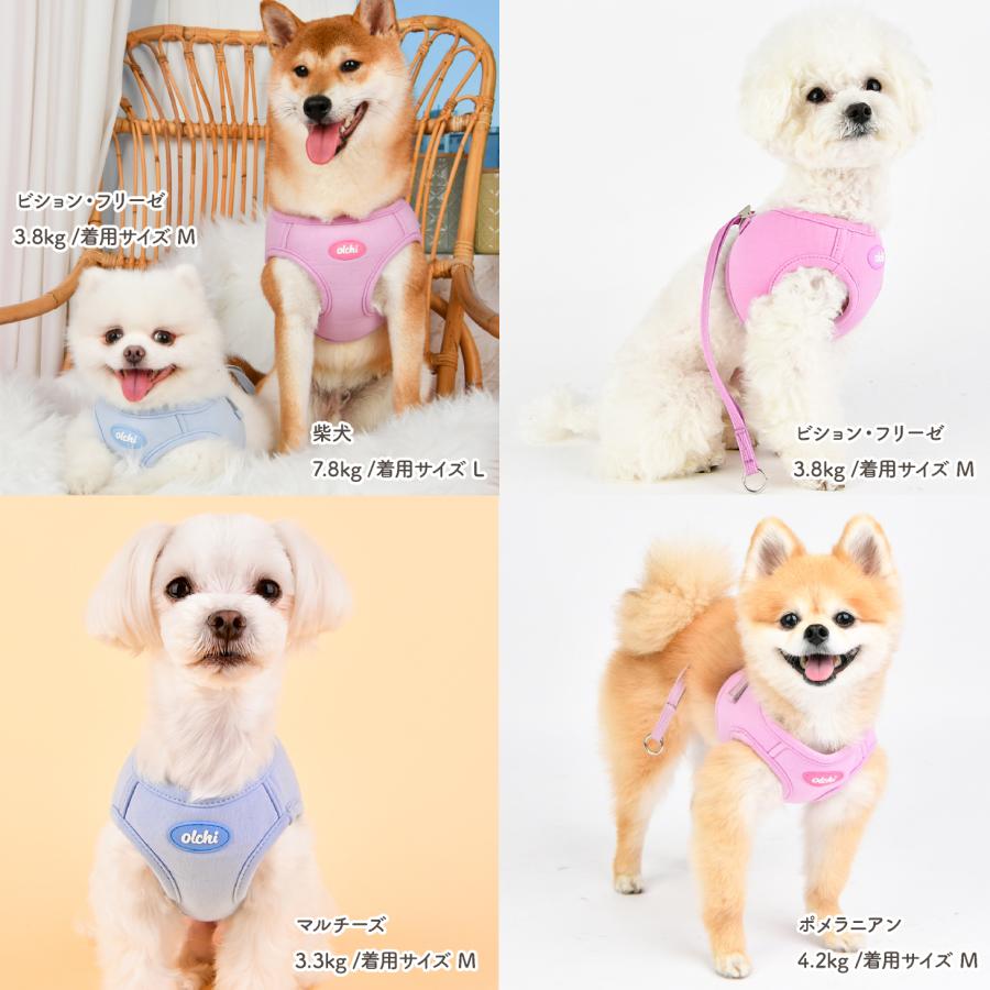 ハーネス 犬 超小型犬 小型犬 中型犬 犬用 抜けない 抜けにくい 脱げない 脱げにくい 負担が少ない 犬具 胴輪 散歩 お出かけ 簡単装着 簡単着脱 おしゃれ |  | 14