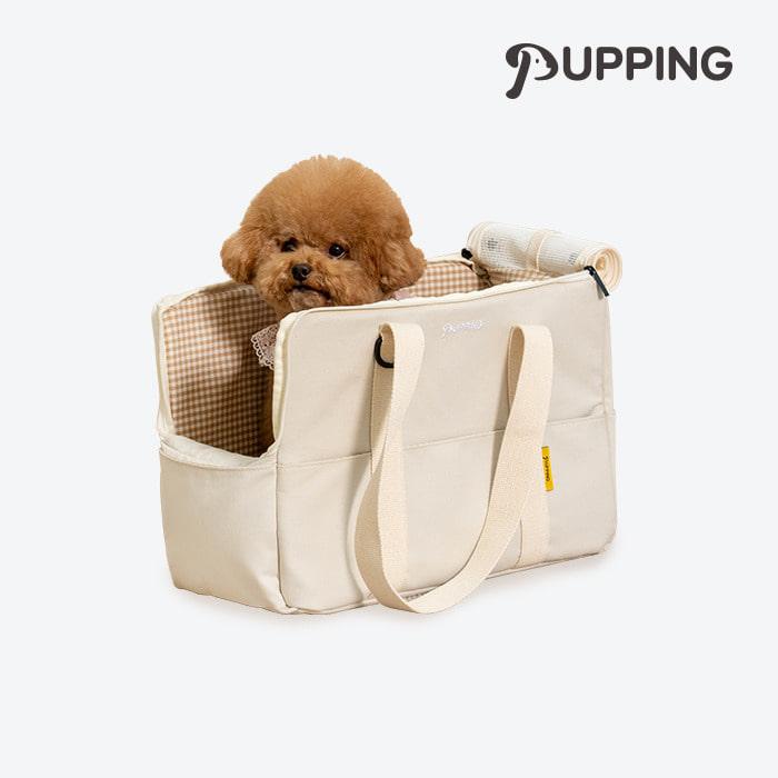 犬 キャリーバッグ おしゃれ 斜めがけ ペットキャリー 小型犬 猫 自立する 防災 パステル 軽量 中型犬 2way トート ケース 7kg PUPPING |  | 20