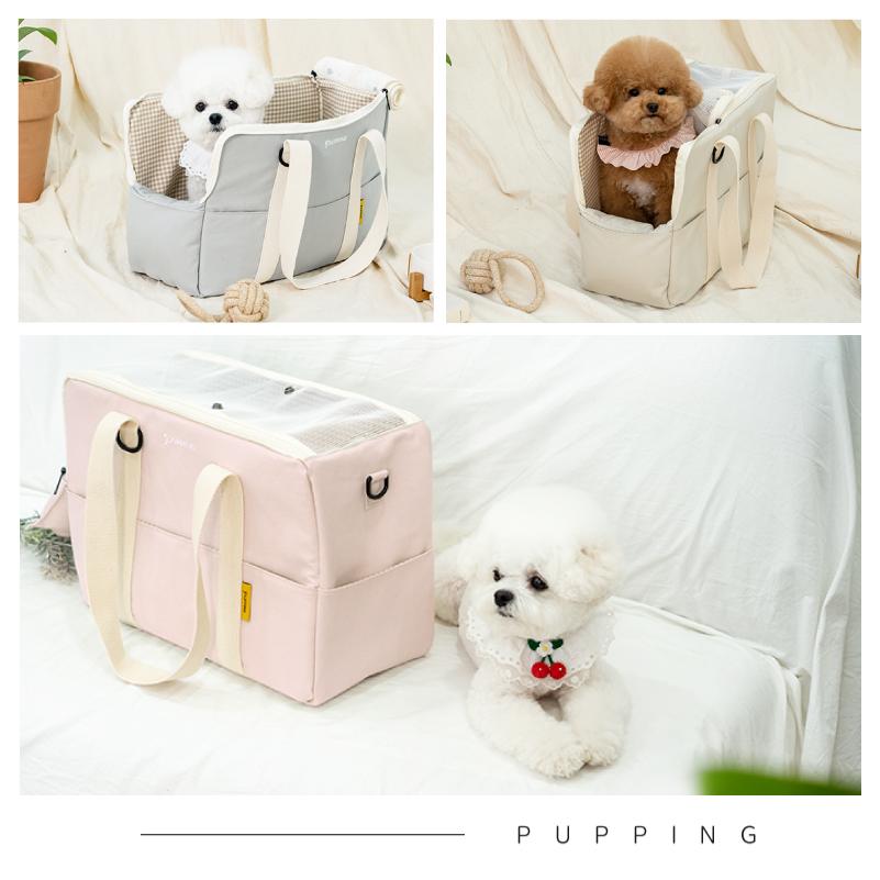 犬 キャリーバッグ おしゃれ 斜めがけ ペットキャリー 小型犬 猫 自立