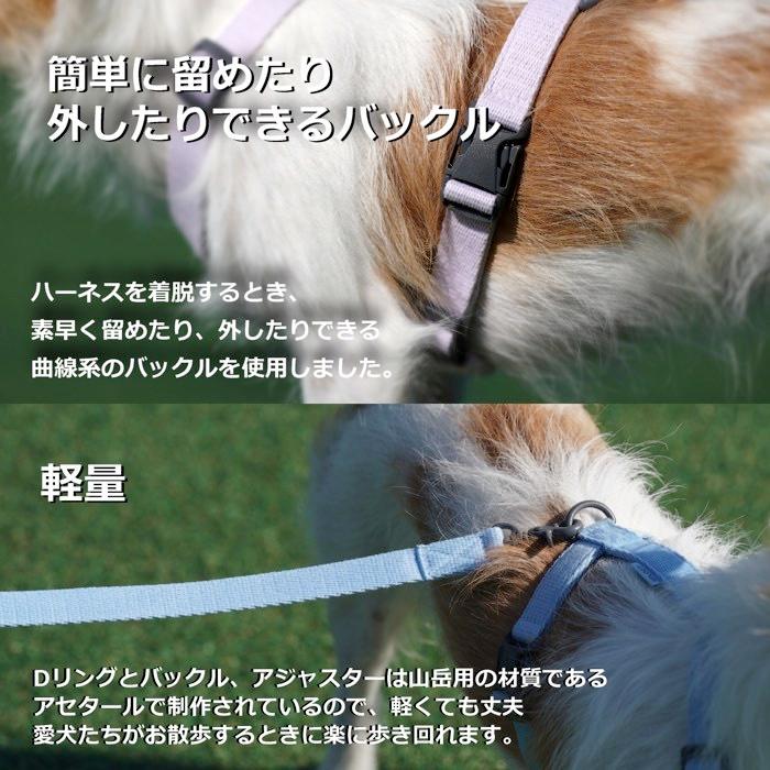 犬 ハーネス 胴輪 おしゃれ 小型犬 抜けにくい 負担が少ない 簡単装着 迷子防止 軽い 中型犬 ブランド シンプル SPLOOT Hラインハーネス グレー |  | 07