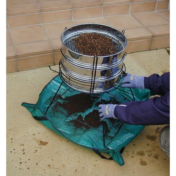 らくらく土フルイスタンドB No.129 フルイ付 GREENGARDEN 小KD