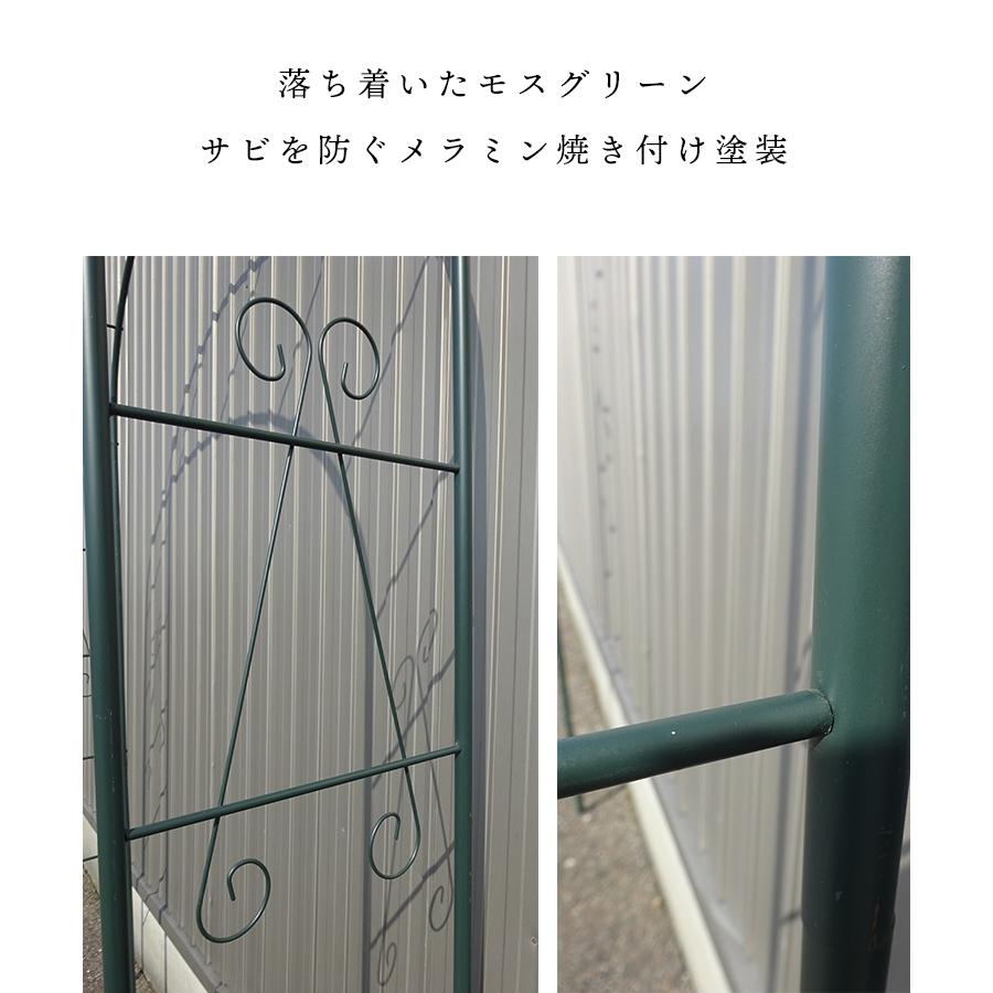 フラワーアーチ 普及型 No.216 幅120×高さ240×奥行40cm 日本製 フラワーアーチ 普及型 No.216 幅120×高さ240×奥行40cm 日本製