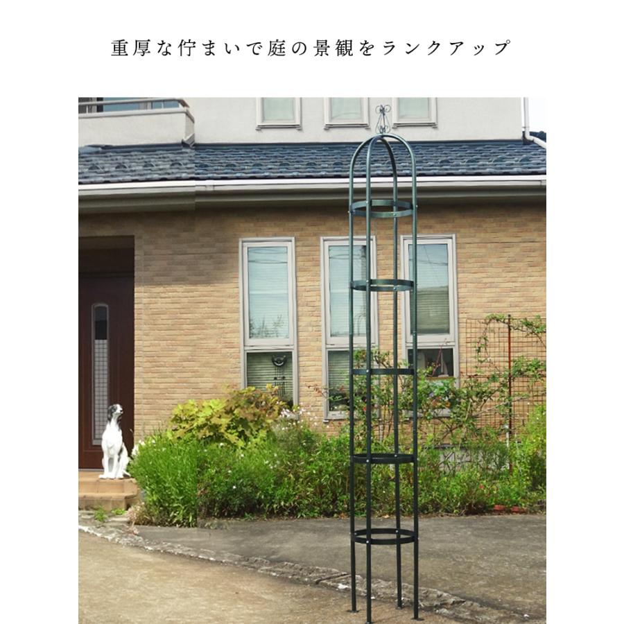 バラ用 オベリスク アイアン エクセレント No.221 高さ250cm バラ用 オベリスク アイアン エクセレント No.221 高さ250cm