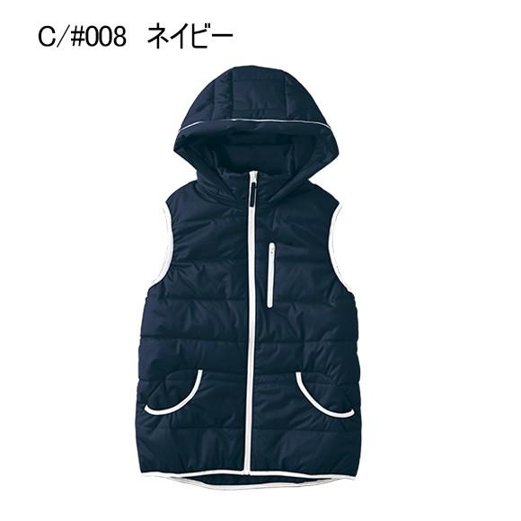 ロージーモンスター　中綿　ベスト monkuwa モンクワ 防寒ストレッチニット中綿ベスト MK37550 レディース